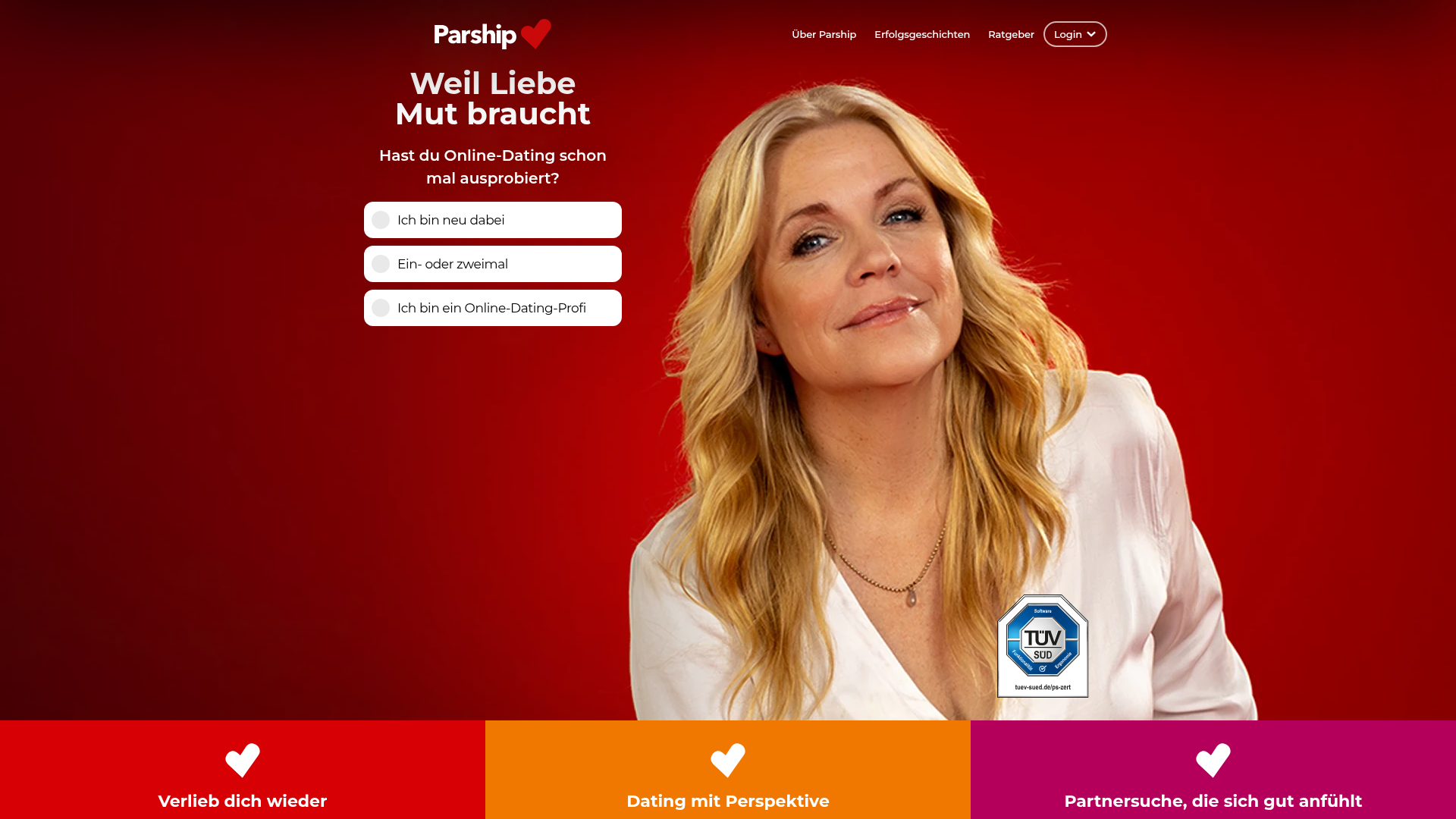 Parship Homepage